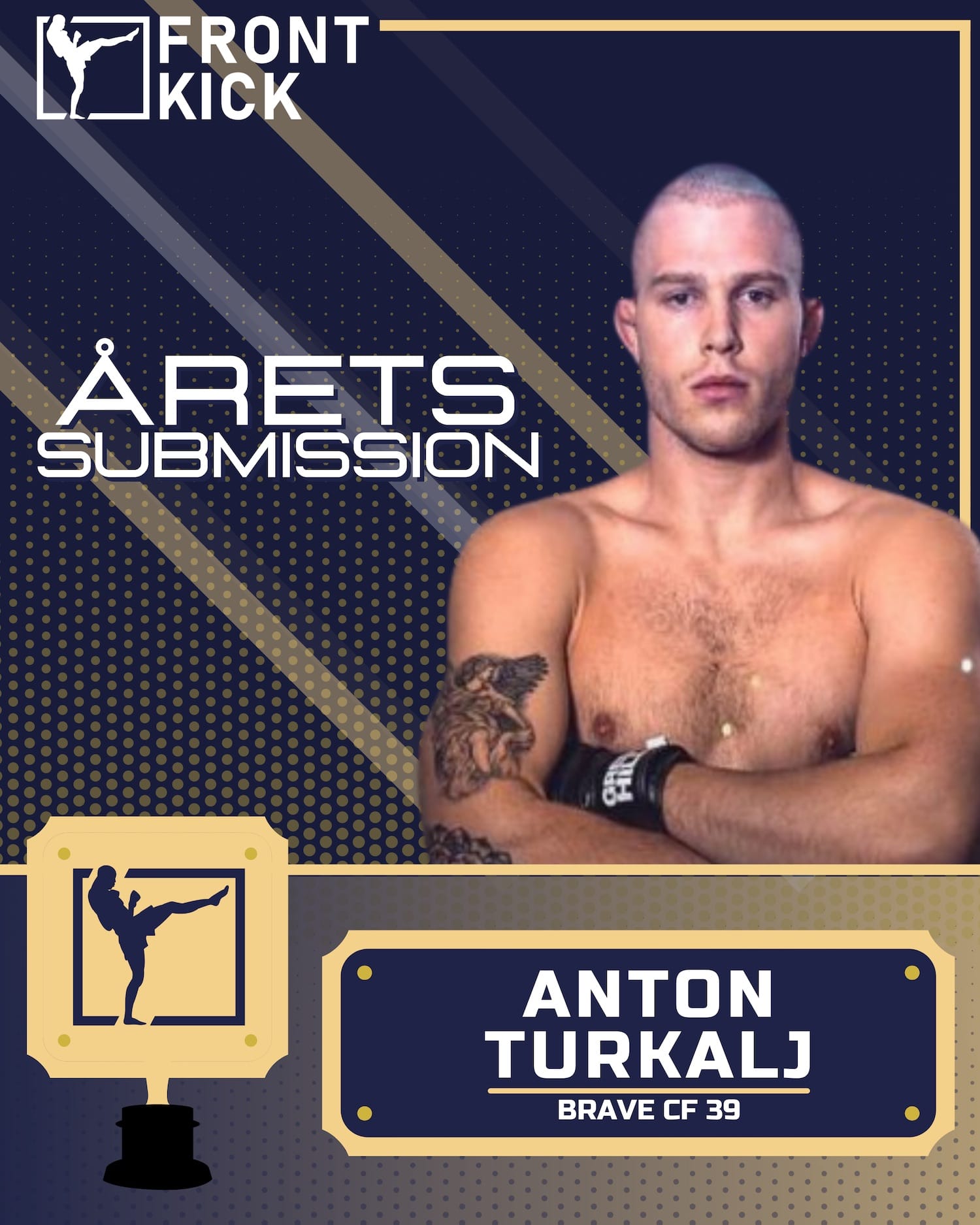 Anton Turkalj Frontkickpriset 2020 MMA