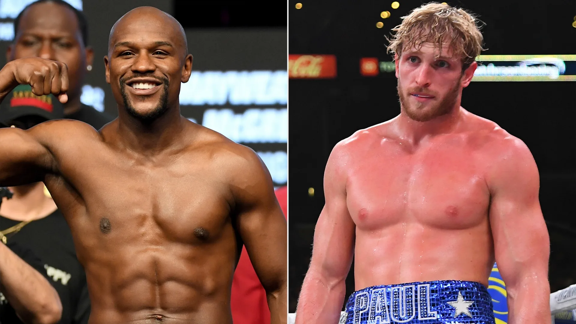 Floyd Mayweather Logan Paul Frontkick Online Boxning