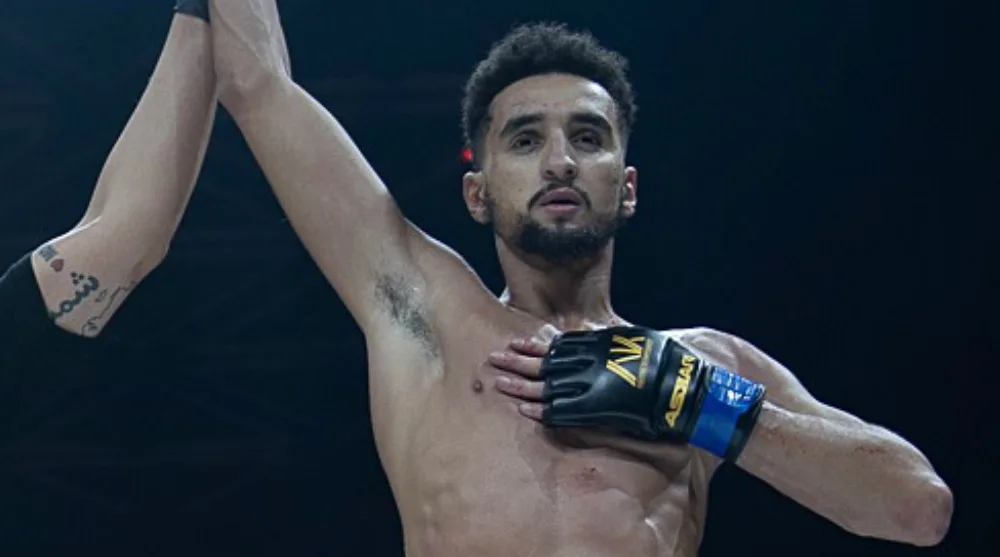 Hamza Bougamza UAE Warriors MMA Frontkick Online