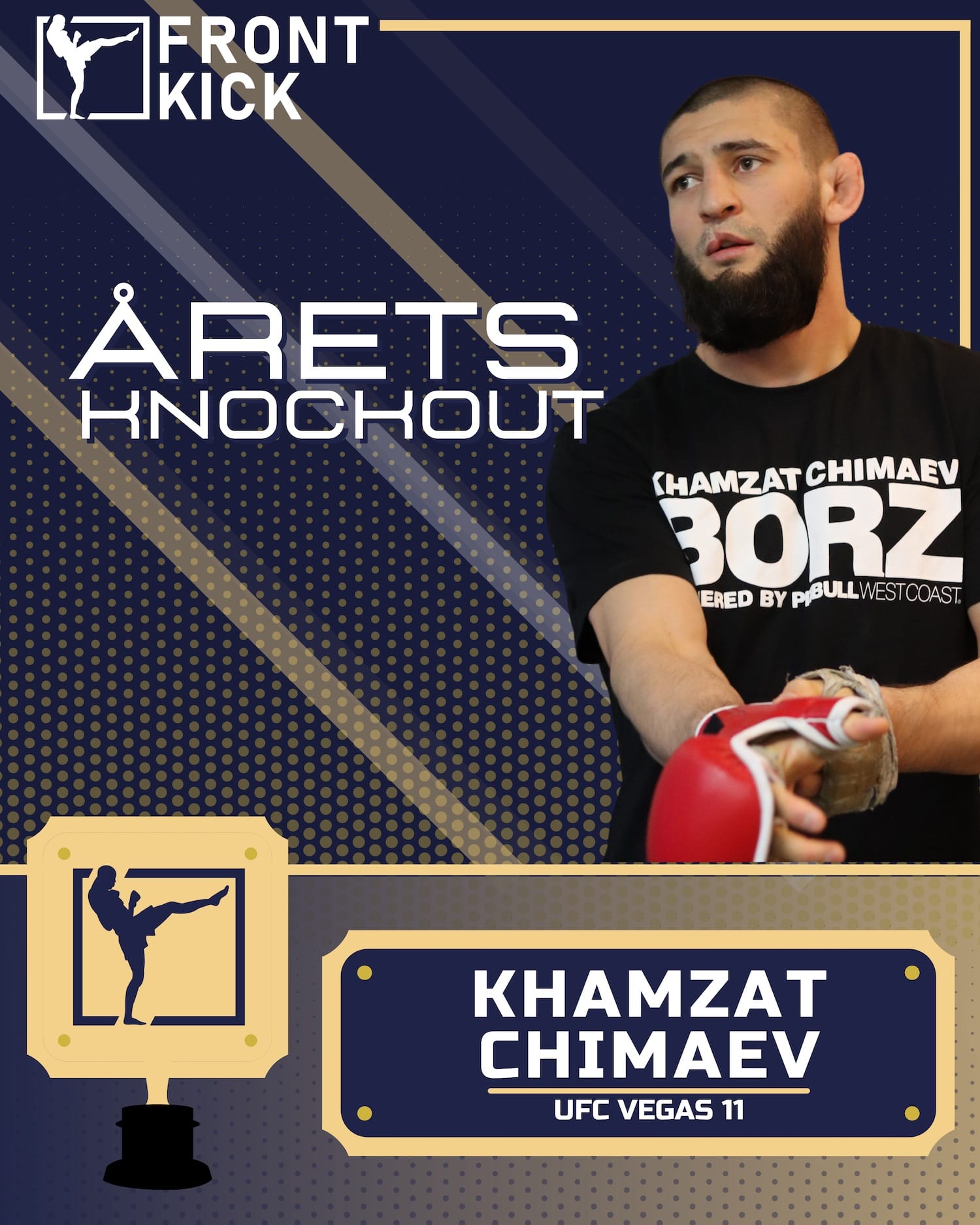 Khamzat Chimaev Frontkickpriset 2020 MMA