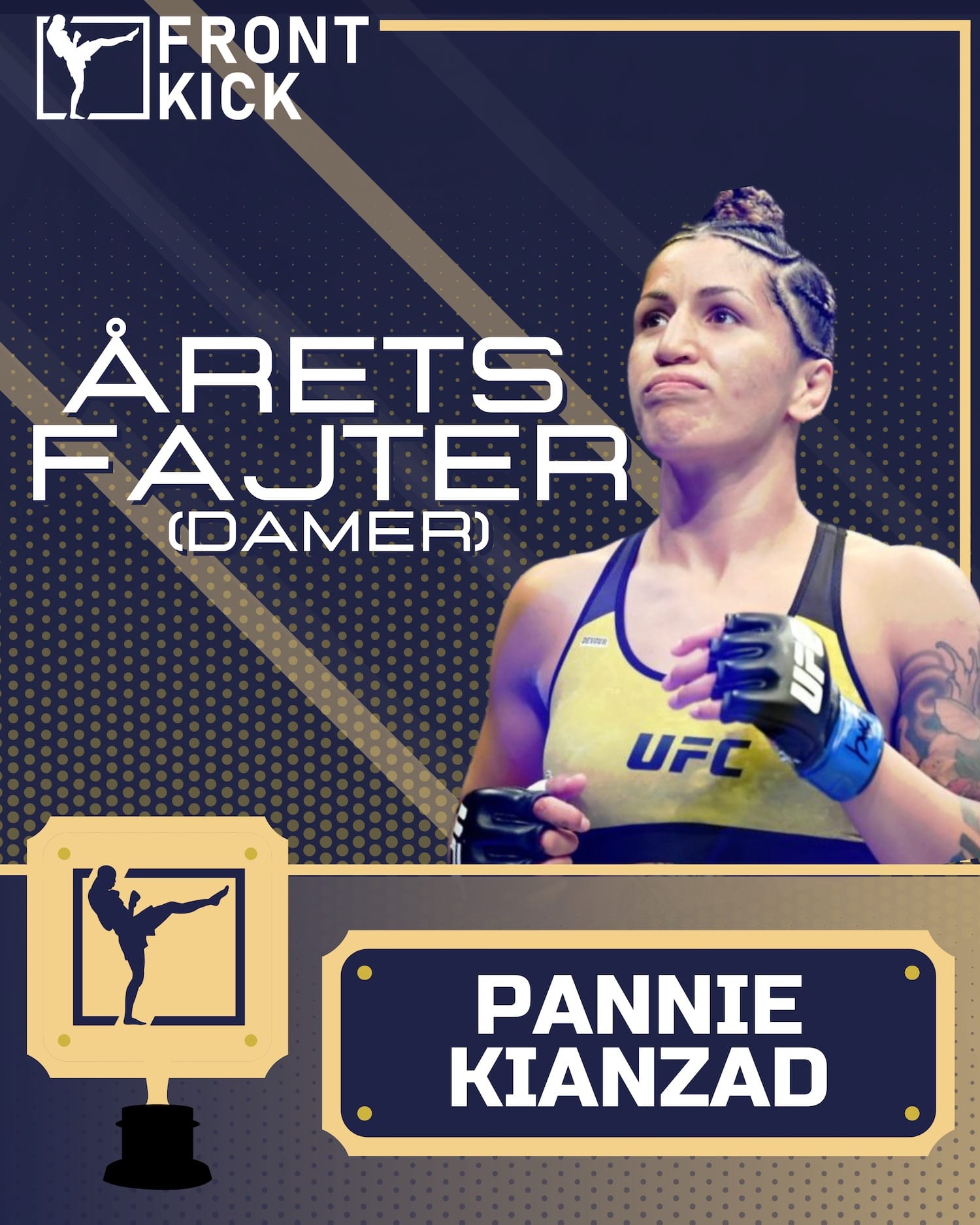 Pannie Kianzad Frontkickpriset 2020