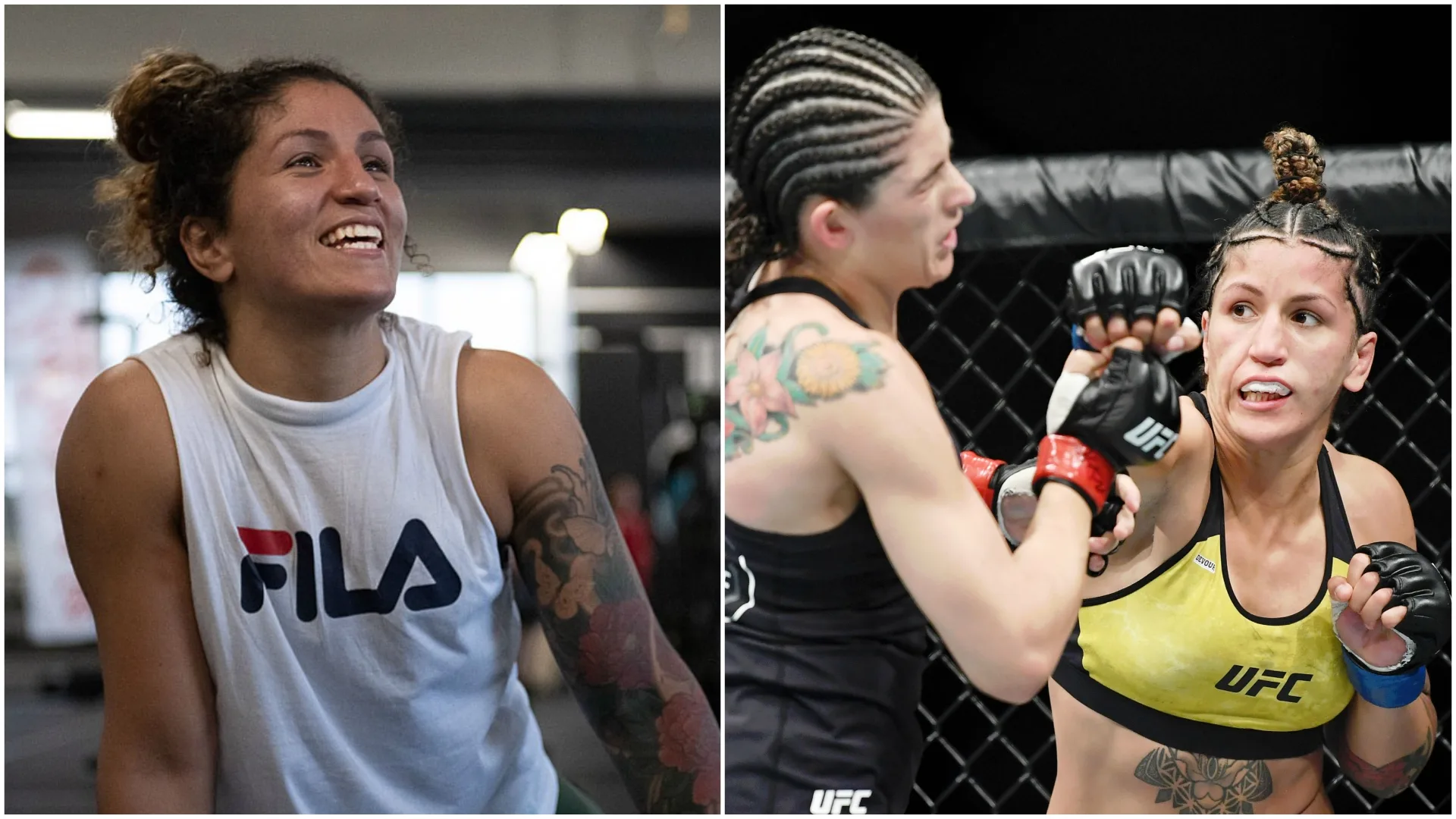 Pannie Kianzad UFC MMA Tjejer Frontkick Online