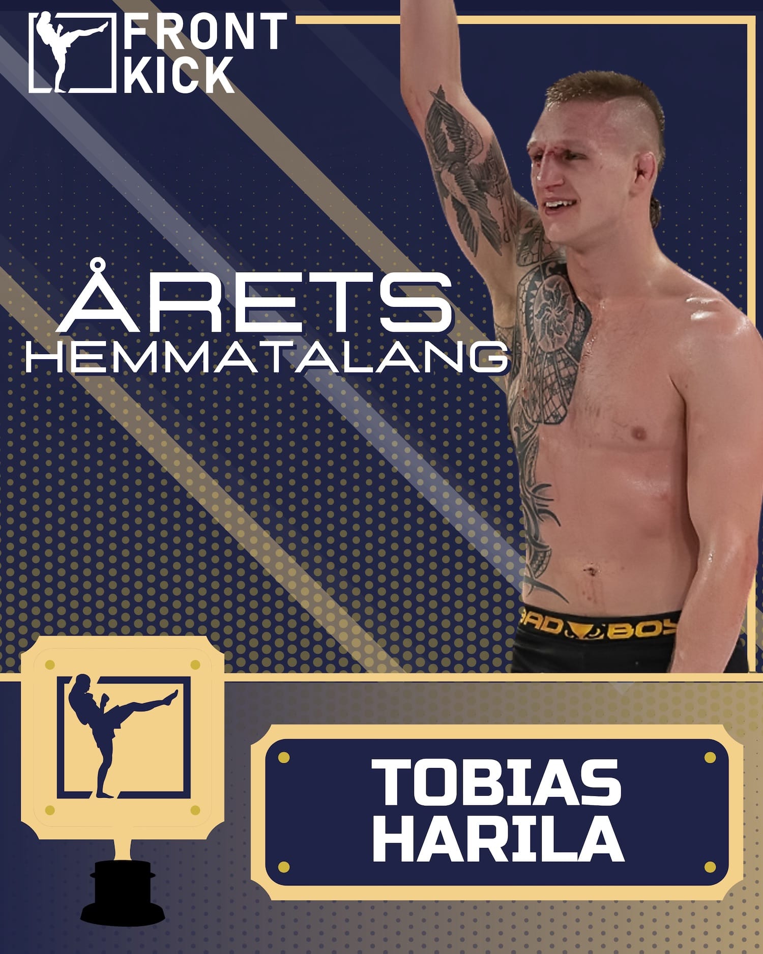 Tobias Harila Frontkickpriset 2020 MMA