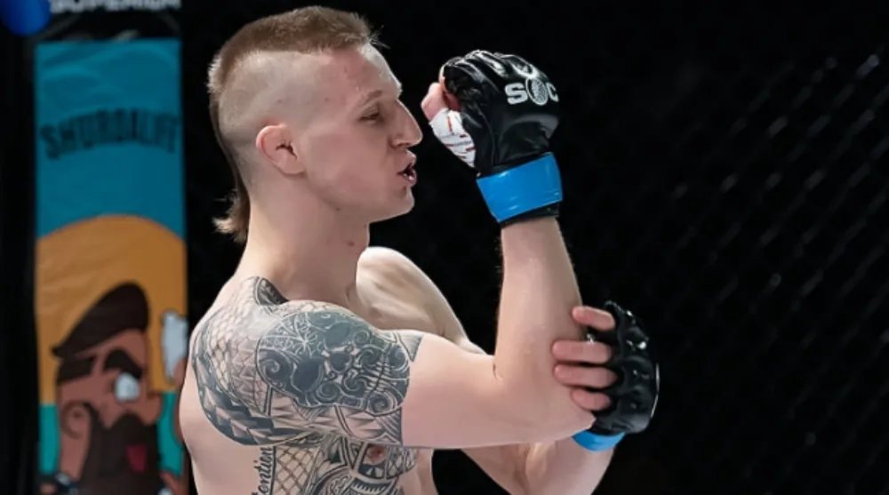 Tobias Harila UFC MMA Frontkick Online Cage Warriors