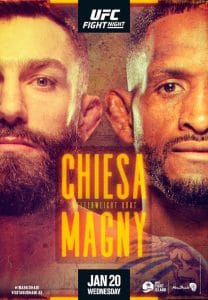 UFC Fight Night Michael Chiesa Neil Magny Poster Frontkick.online