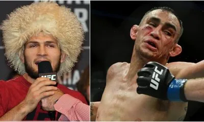 Khabib Nurmagomedov Tony Ferguson UFC MMA Frontkick Online