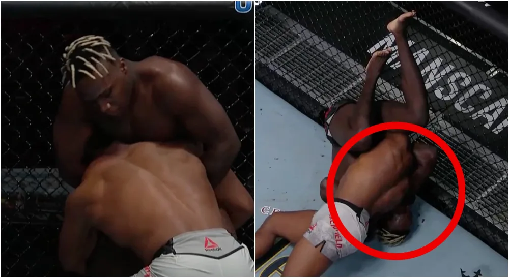 Alonzo Menifield Von Flue Choke UFC 260 MMA Frontkick Online