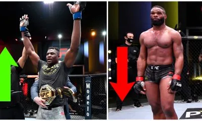 Francis Ngannou Tyron Woodley UFC Ranking Frontkick.online