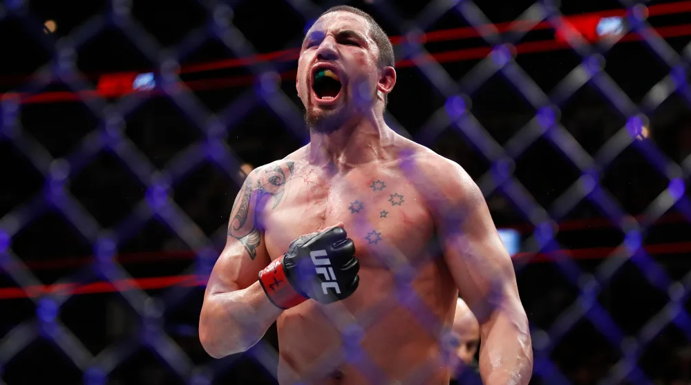 Robert Whittaker Kelvin Gastelum UFC MMA Frontkick Online