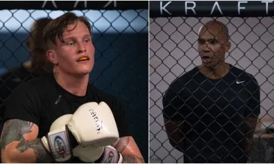KRAFT Farsta Nico Musoke Svensk MMA Frontkick Online