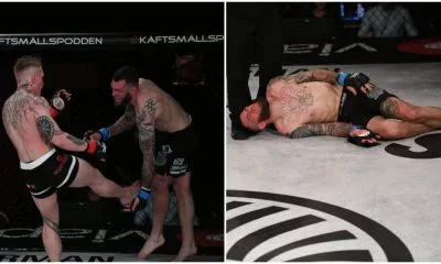 Robin Roos legkicks Superior Challenge 22 MMA Svensk MMA