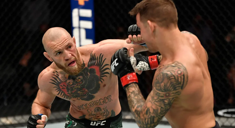 UFC 264 Conor McGregor Dustin Poirier Frontkick.online