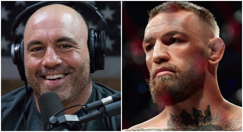 Joe Rogan Conor McGregor UFC 264 försvar UFC MMA Frontkick Online