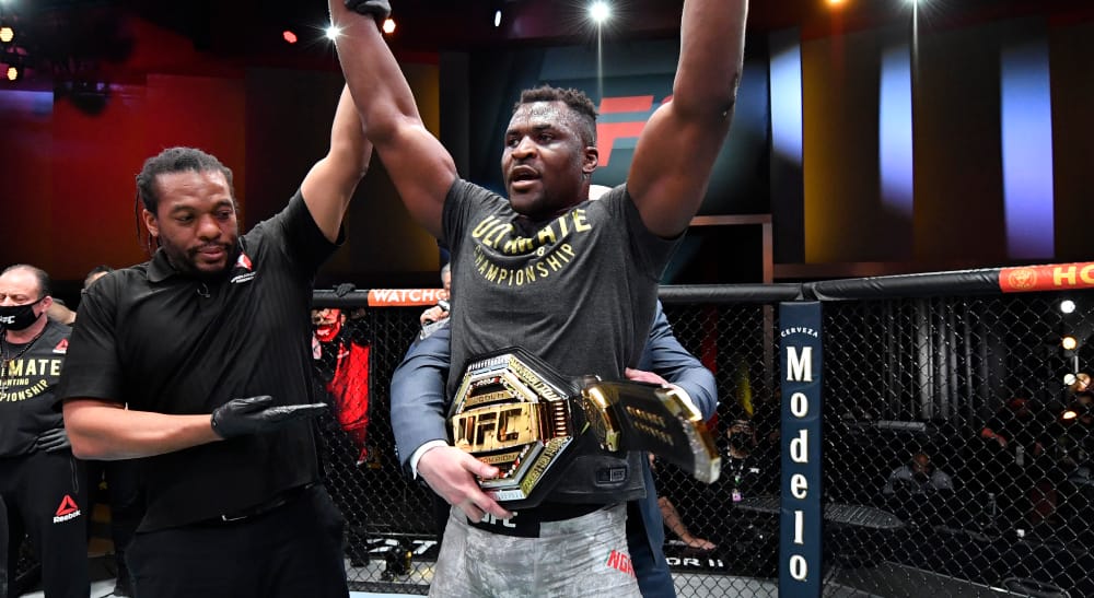 Francis Ngannou UFC divisioner viktklass MMA Frontkick Online
