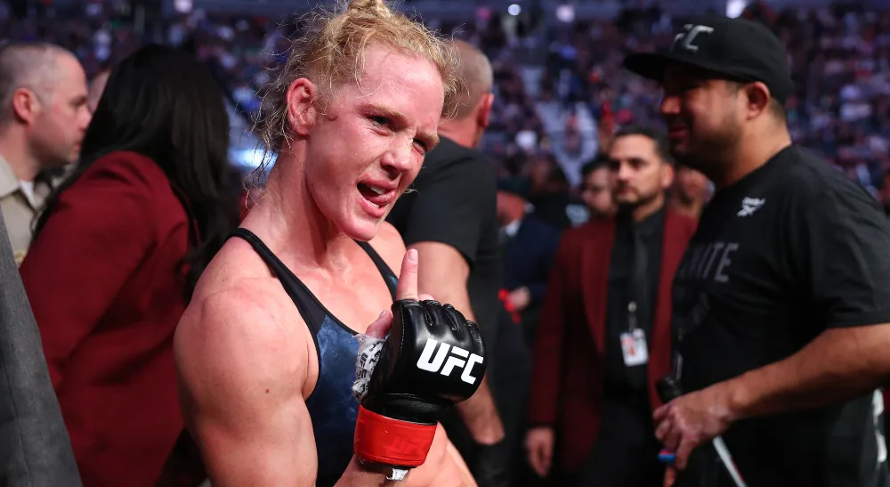 Holly Holm obesegrad UFC MMA Frontkick Online