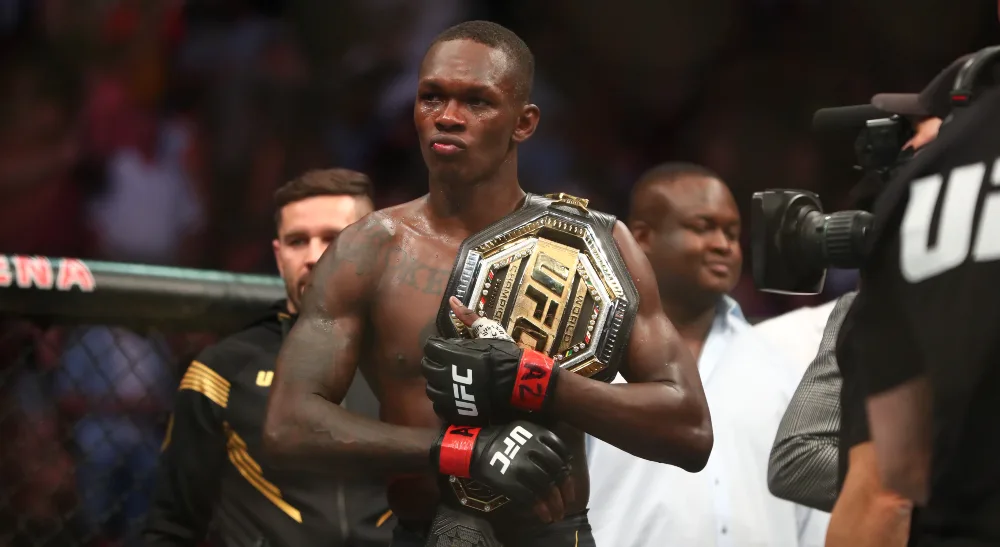 Israel Adesanya UFC divisioner viktklass MMA Frontkick Online