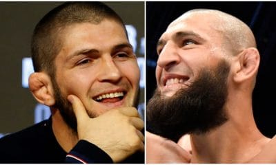 Khabib Nurmagomedov Khamzat Chimaev UFC MMA Frontkick Online Featured