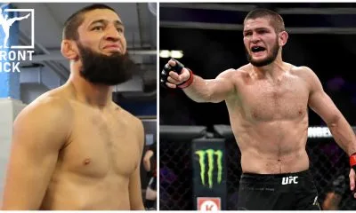Khamzat Chimaev Khabib Nurmagomedov Beef UFC MMA Frontkick.online