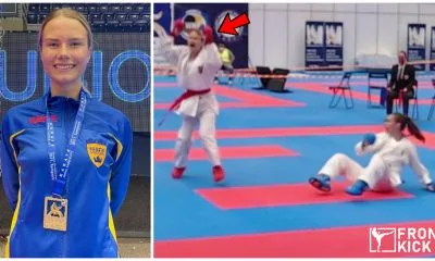 Matilda Rosenlind Karate-EM Frontkick.online