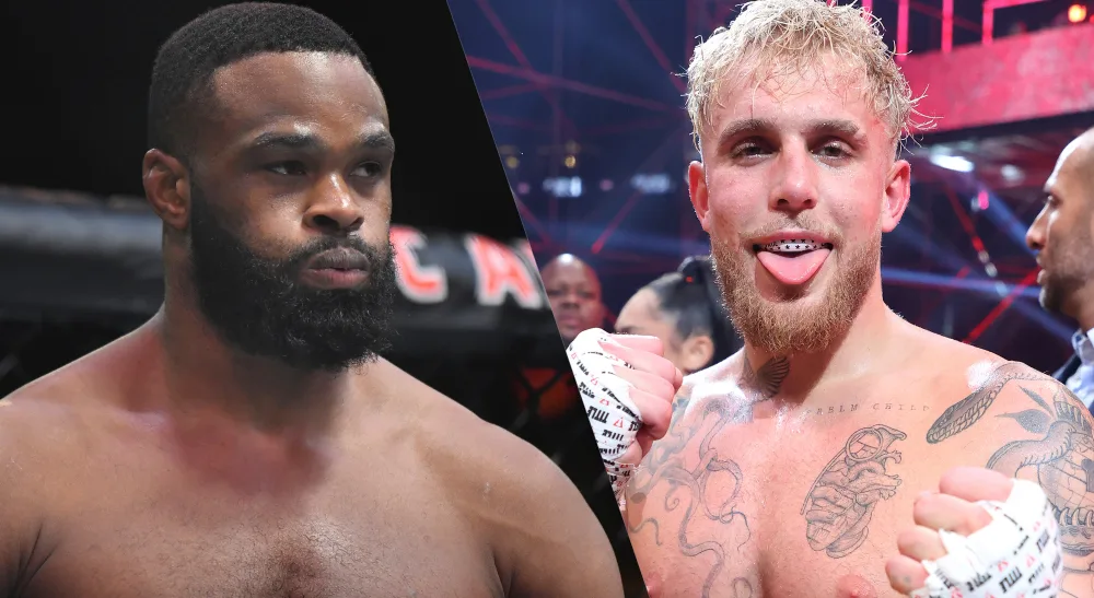 Jake Paul Tyron Woodley löner UFC MMA Frontkick Online