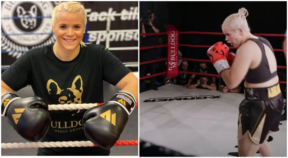 Bulldog Marianne Ahlborg MMA Frontkick