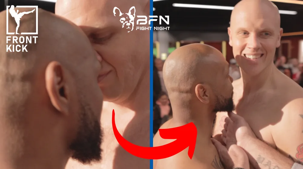 Joakim Lamotte Victor de Almeida öga mot öga Bulldog Fight Night 9