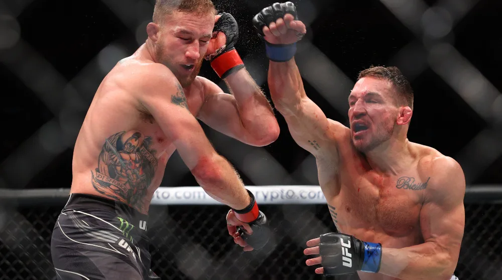 UFC 268 Rekord Justin Gaethje Michael Chandler MMA Frontkick Online