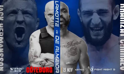 Bulldog Fight Night 9 Khamzat Chimaev Joakim Lamotte MMA Thaiboxning Boxning Frontkick online