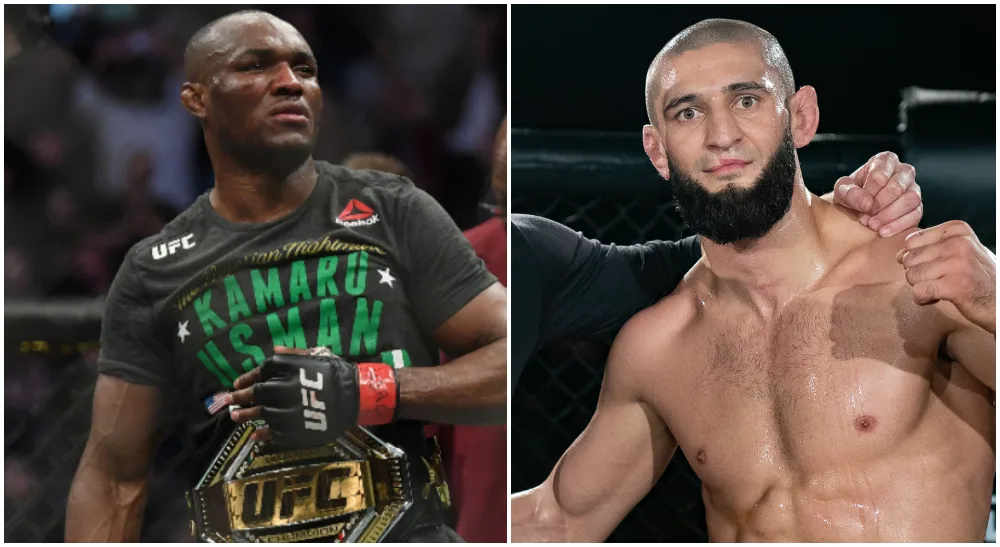 Kamaru Usman Khamzat Chimaev UFC Frontkick