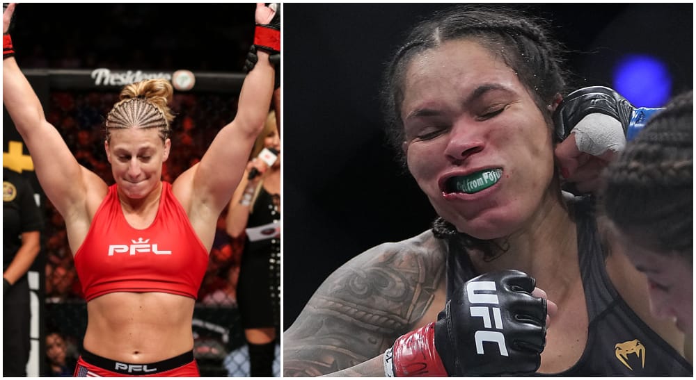 Kayla Harrison Amanda Nunes UFC Frontkick