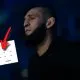 Khamzat Chimaev Tjeckien UFC MMA Frontkick Online Logga