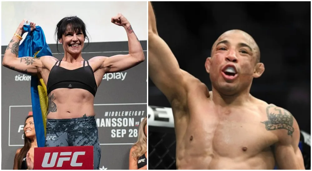 Lina Länsberg Jose Aldo UFC Frontkick