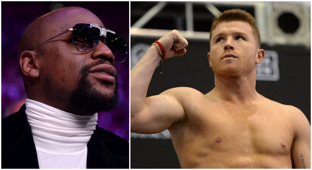 Floyd Mayweather Canelo Alvarez Boxning Frontkick.online