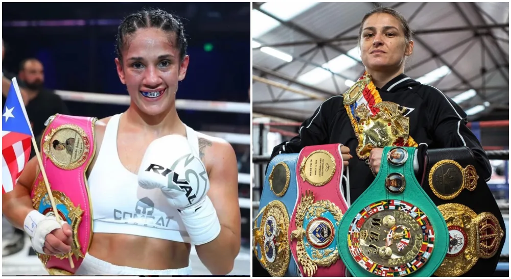 Katie Taylor Amanda Serrano Boxning Frontkick