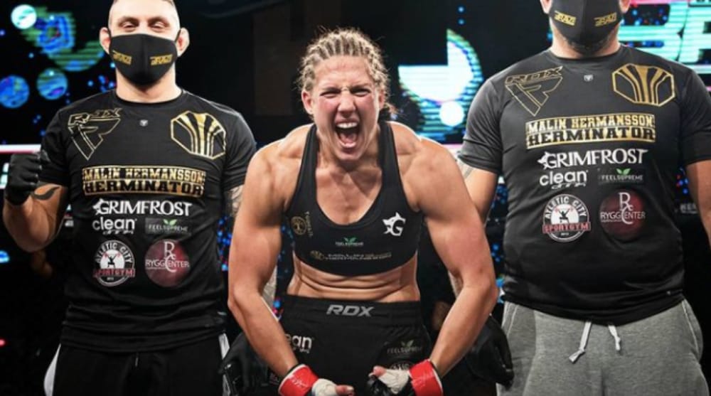 Malin Hermansson Superior Challenge 24 MMA Frontkick Online