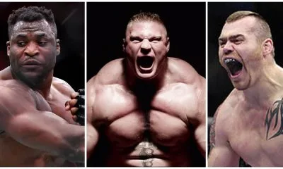 Tungvikt mästare Brock Lesnar Francis Ngannou Tim Sylvia UFC Frontkick Online