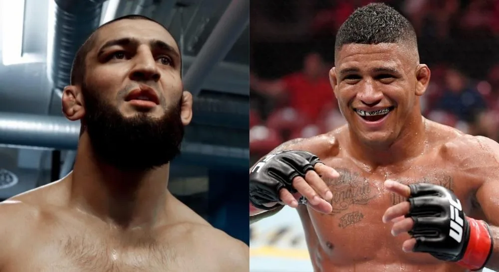 Gilbert Burns Khamzat Chimaev UFC 273 Frontkick Online krav MMA (1)