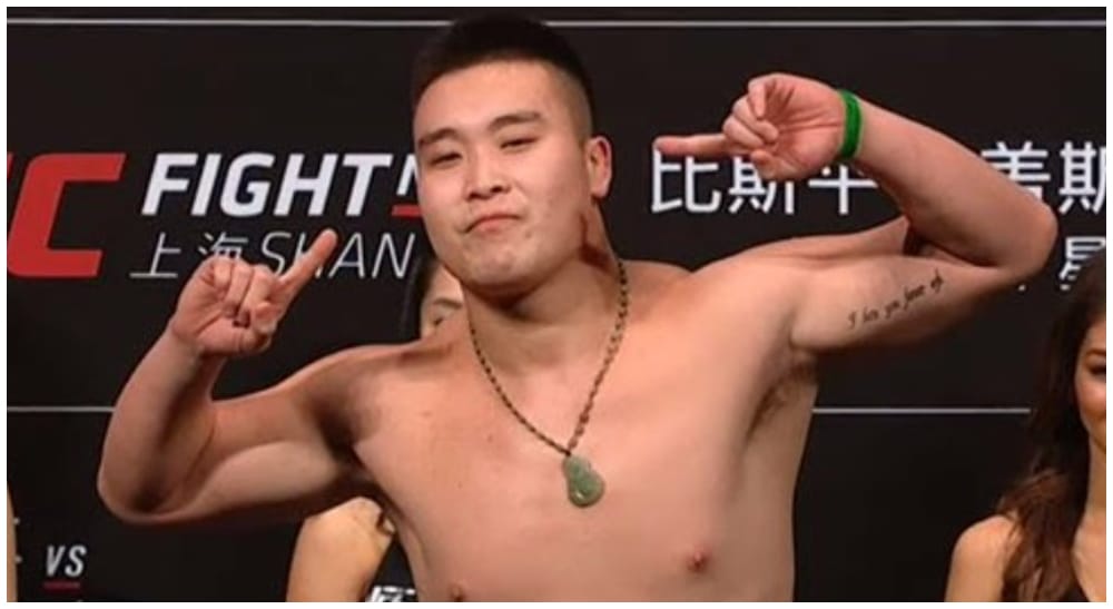 Hu Yaozong MMA Frontkick