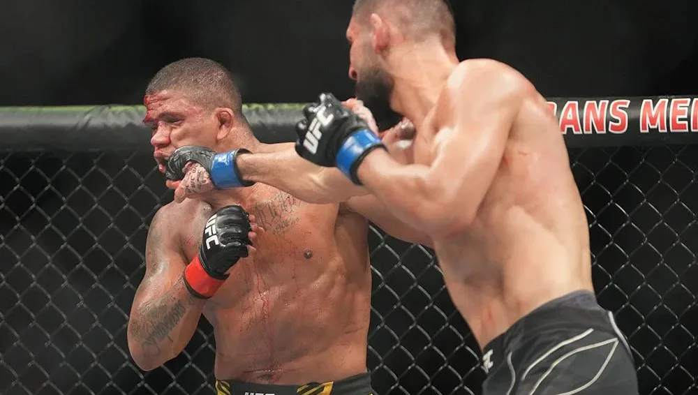 Khamzat Chimaev Gilbert Burns UFC 273 statement