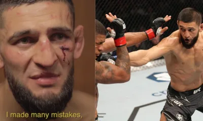 Khamzat Chimaev Gilbert Burns said UFC 273 MMA Frontkick