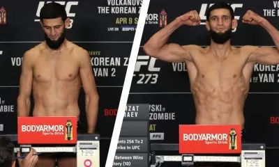 Khamzat Chimaev UFC 273 Weigh In Frontkick.online