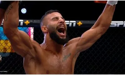 Ali Taleb PFL debut Frontkick