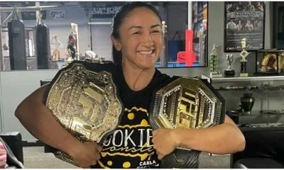 Carla Esparza UFC 281 Frontkick