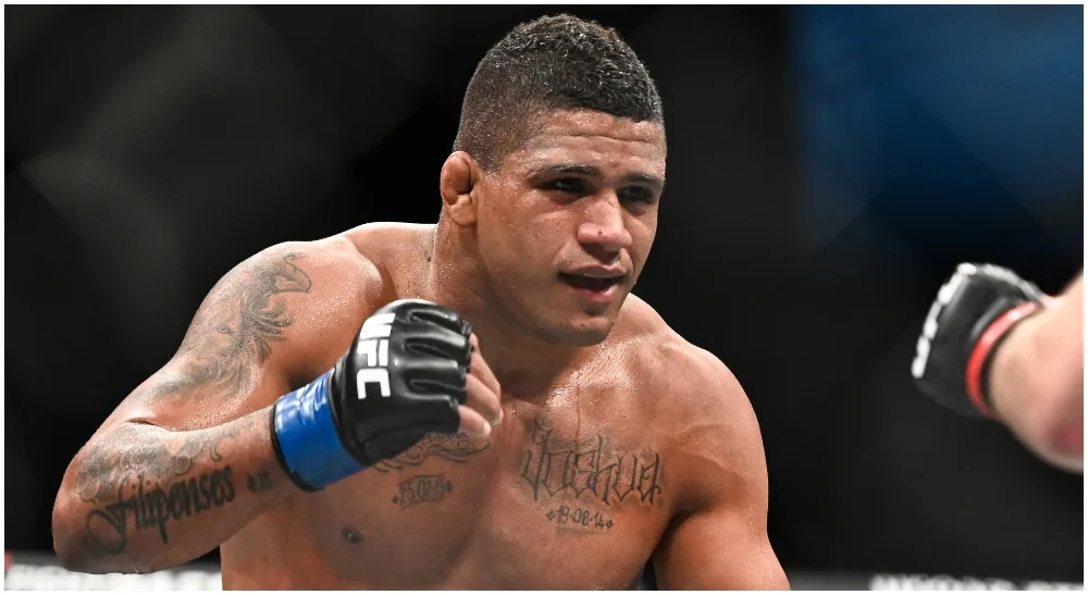 Gilbert Burns UFC 1 MMA Frontkick