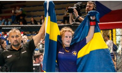Hanna Palmquist European Championships Swedish MMA 1 Frontkick