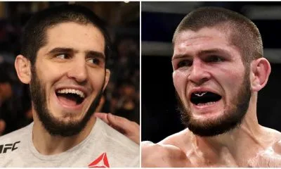 Islam Makhachev Khabib Nurmagomedov Frontkick