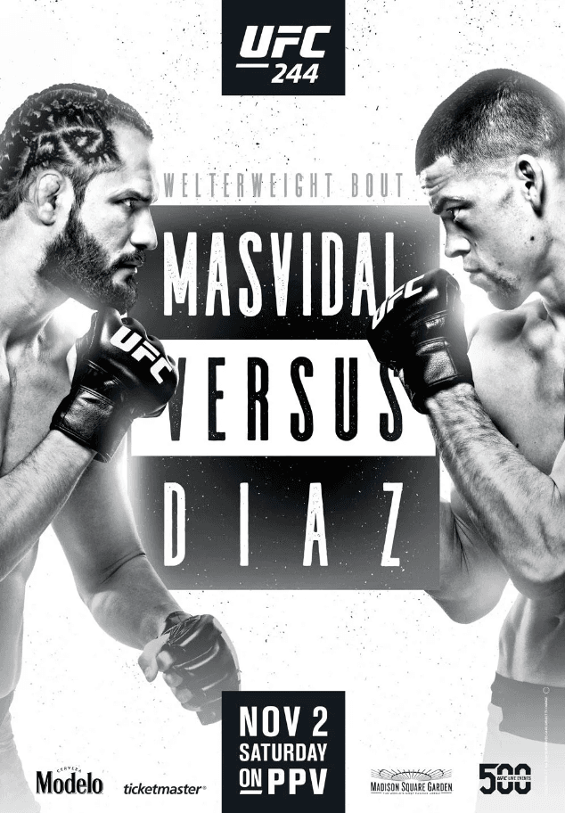 masvidal vs diaz poster UFC Frontkick