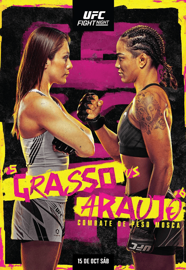 grasso vs arauju poster MMA 1 Frontkick
