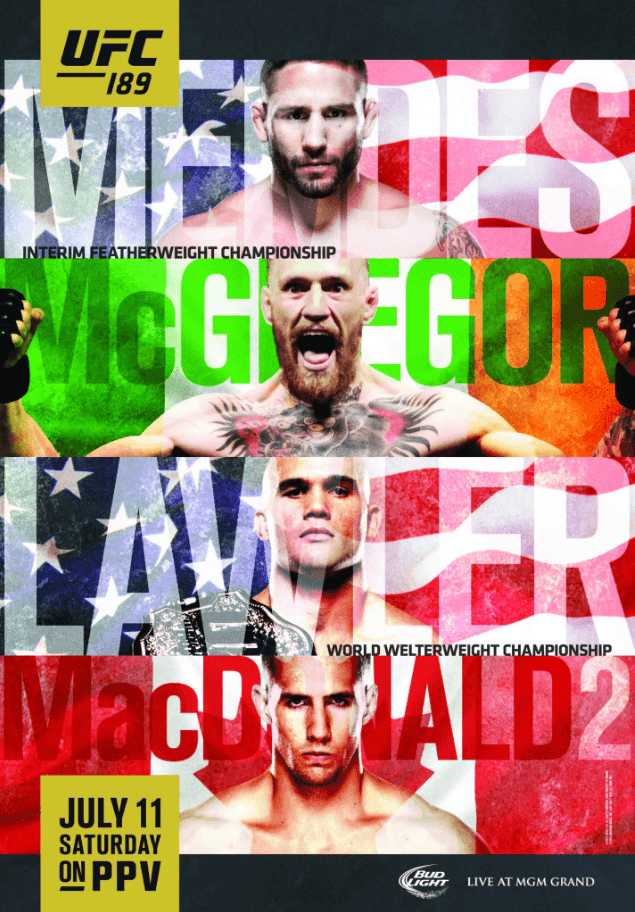 Conor McGregor vs Chad Mendes MMA Frontkick