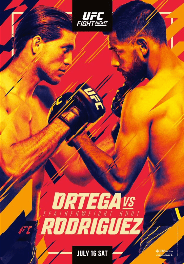 Ortega vs Rodriguez MMA Frontkick